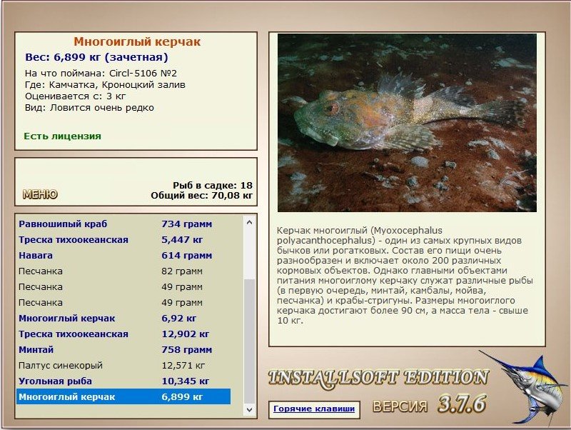 РУССКАЯ РЫБАЛКА Installsoft Edition 