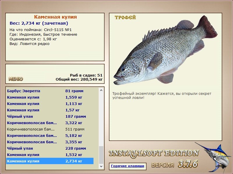 РУССКАЯ РЫБАЛКА Installsoft Edition 