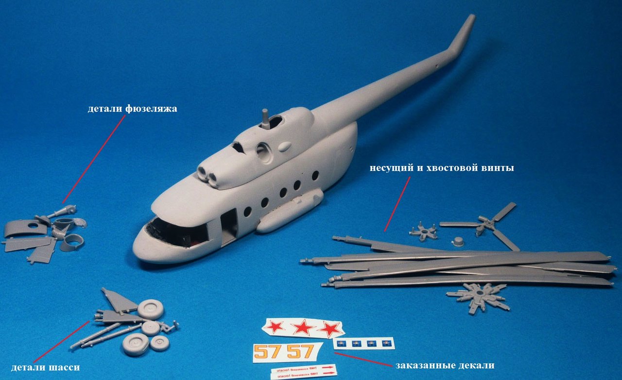 ОКБ Миля М.Л. Ми-8МТЛ, 1:72, конверсия