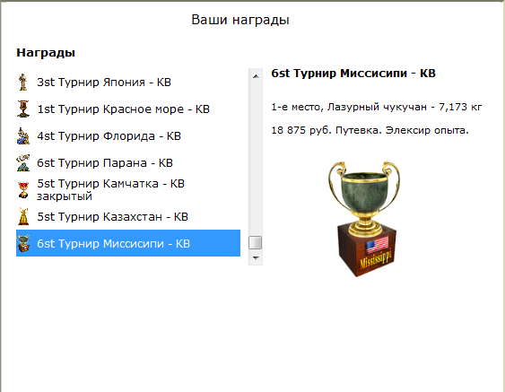 турниры • РУССКАЯ РЫБАЛКА
