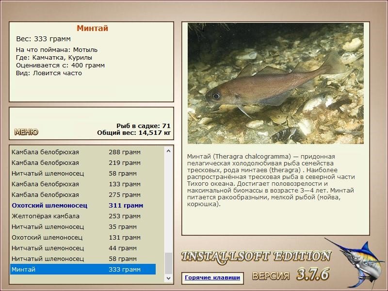 РУССКАЯ РЫБАЛКА Installsoft Edition 