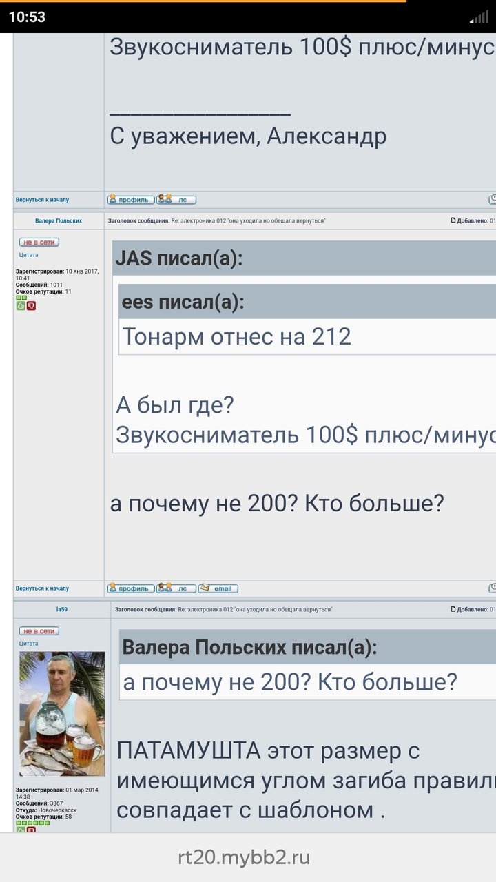 Форумы сайта 