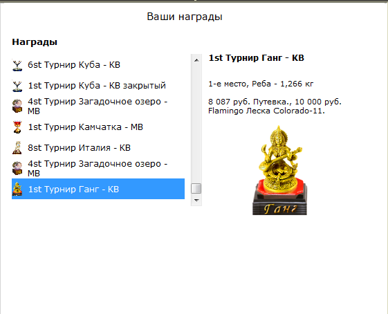 турниры • РУССКАЯ РЫБАЛКА