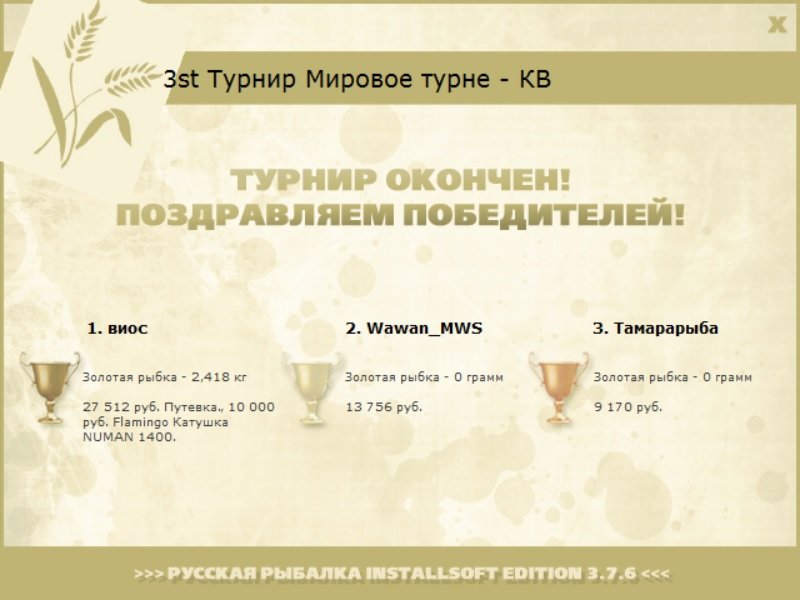 Путевки • Praise-турниры • РУССКАЯ РЫБАЛКА