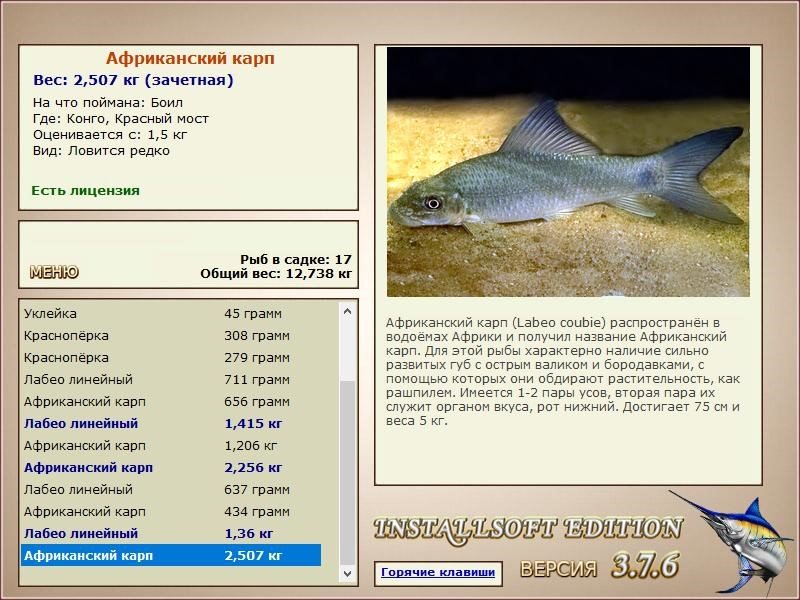 РУССКАЯ РЫБАЛКА Installsoft Edition 