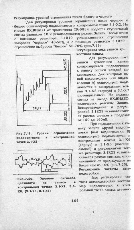  Что записано на видеокассете для настройки видеомагнитофонов