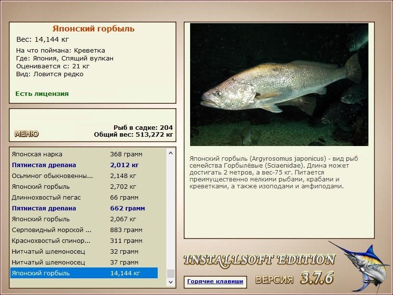 РУССКАЯ РЫБАЛКА Installsoft Edition 