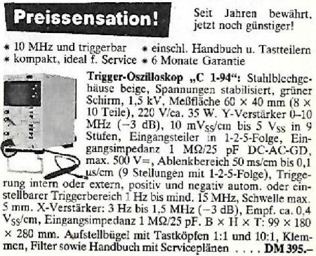 C1-94 Hergestellt in der UdSSR