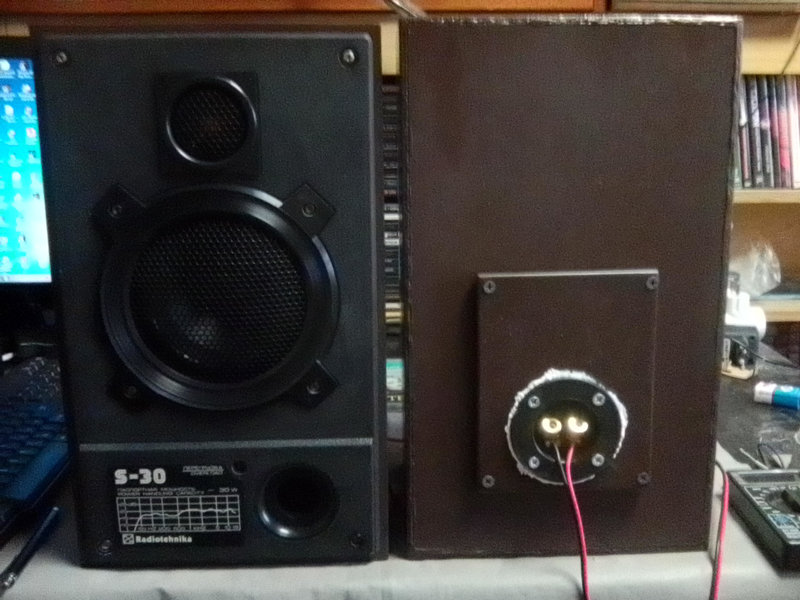  Переделка колонок Radiotehnika S-30