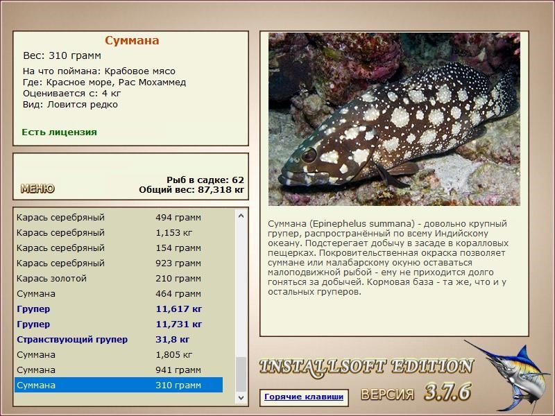 РУССКАЯ РЫБАЛКА Installsoft Edition 