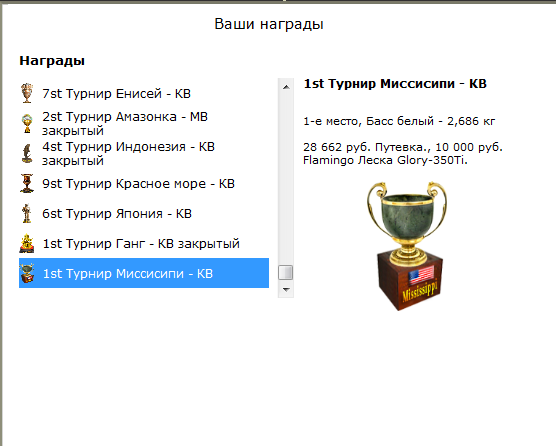турниры • РУССКАЯ РЫБАЛКА