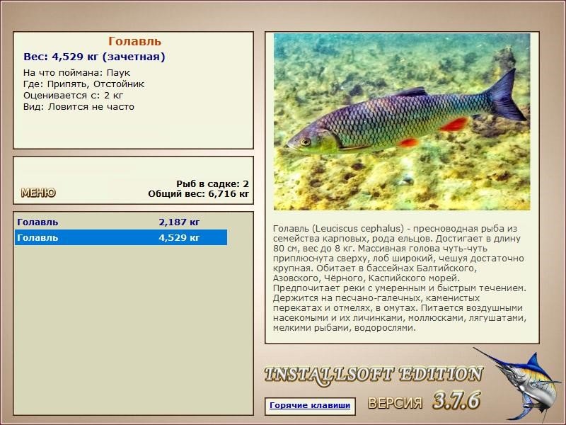 РУССКАЯ РЫБАЛКА Installsoft Edition 