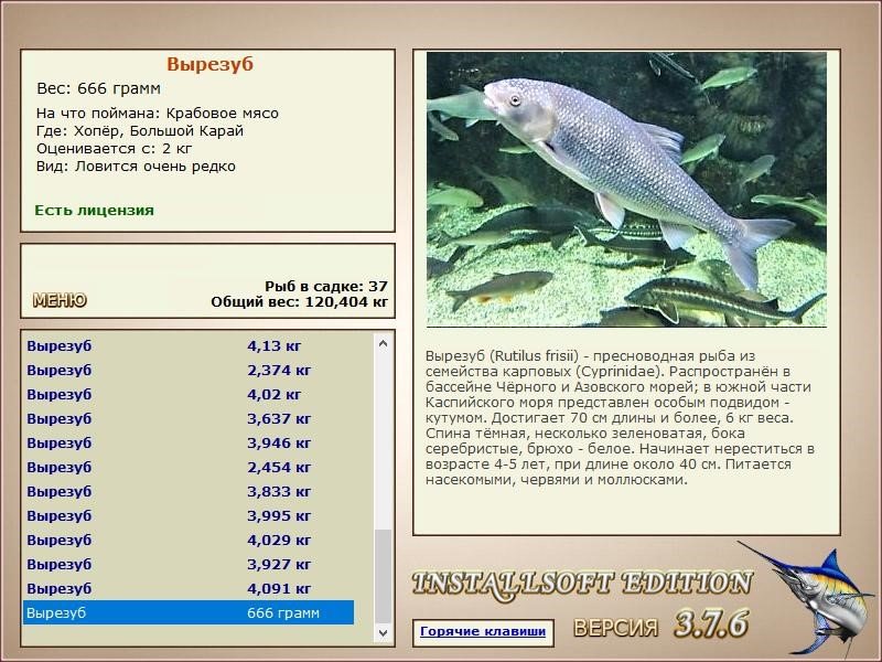 РУССКАЯ РЫБАЛКА Installsoft Edition 