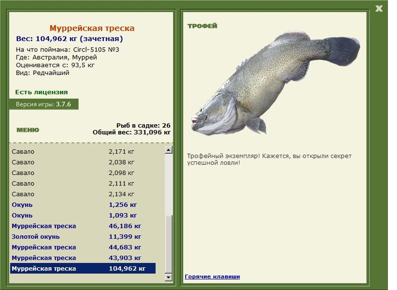 Муррейская треска 