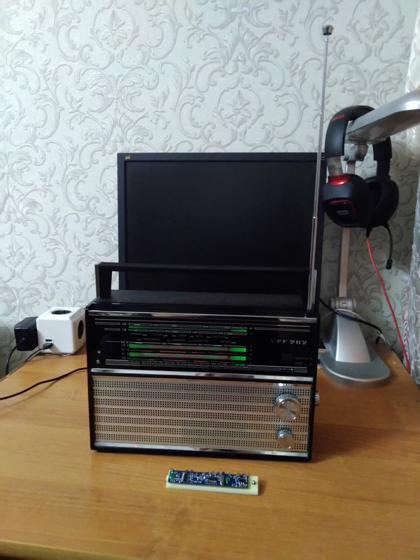  Цифровая FM планка для ВЭФ-202 с равномерной шкалой