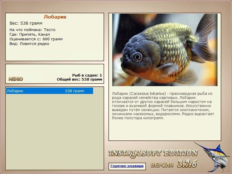РУССКАЯ РЫБАЛКА Installsoft Edition 