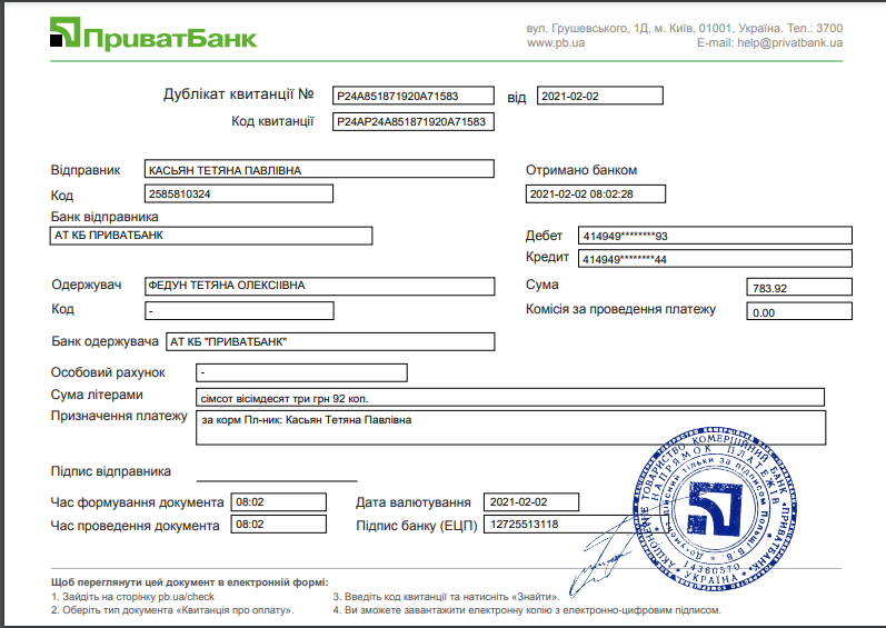 Финансовый отчет брошенных щенков с Ласточки 