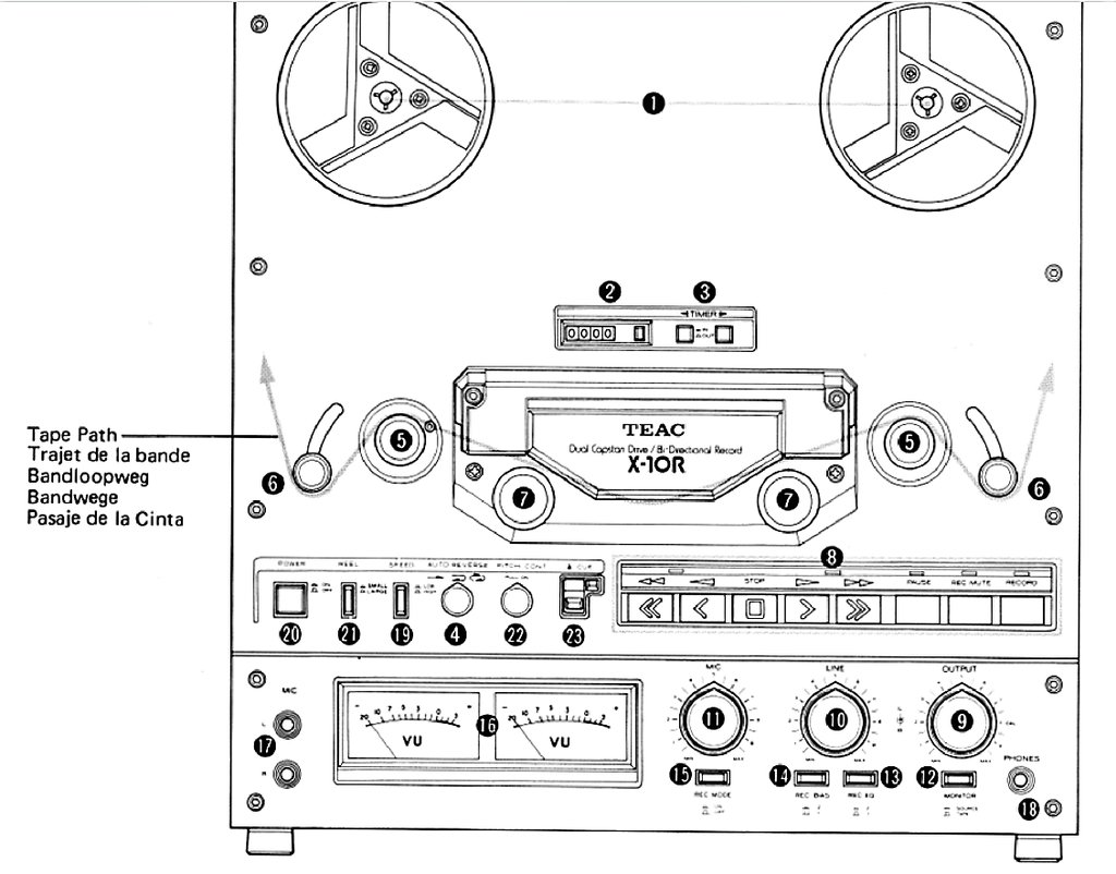 Teac x 10r схема