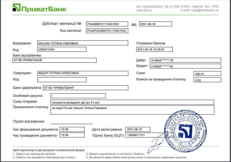 Финансовый отчет Мишутка 