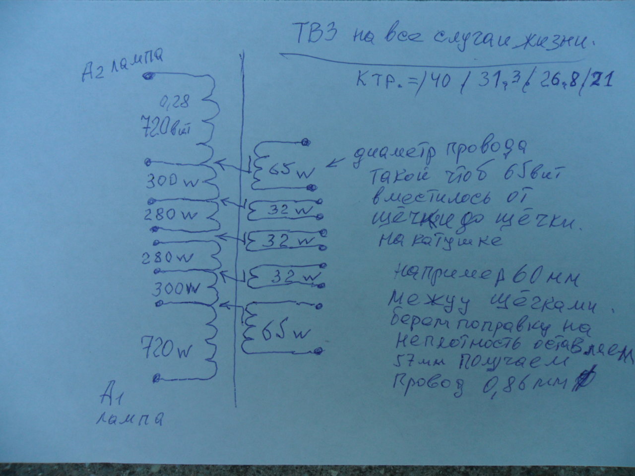 Трансформаторы лампового УНЧ