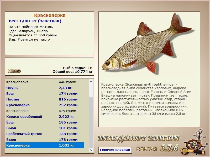 РУССКАЯ РЫБАЛКА Installsoft Edition 