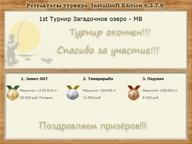 РУССКАЯ РЫБАЛКА Installsoft Edition 