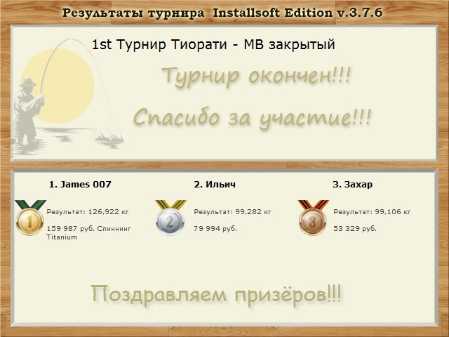 РУССКАЯ РЫБАЛКА Installsoft Edition 