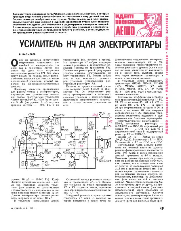 ДЛЯ ТЕХ кто впервые делает УНЧ