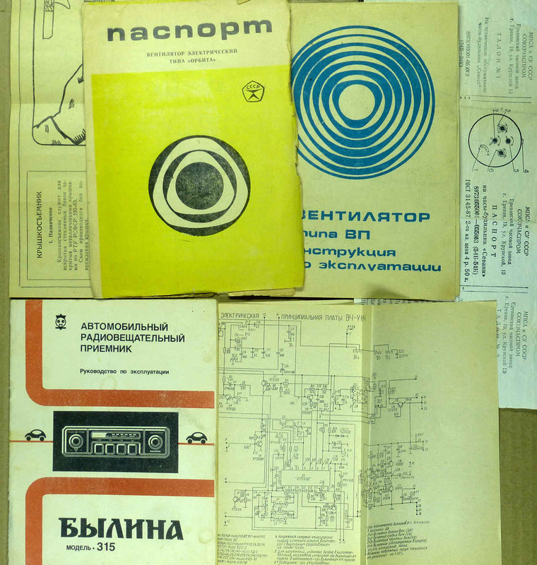 Разные мануалы на старую технику