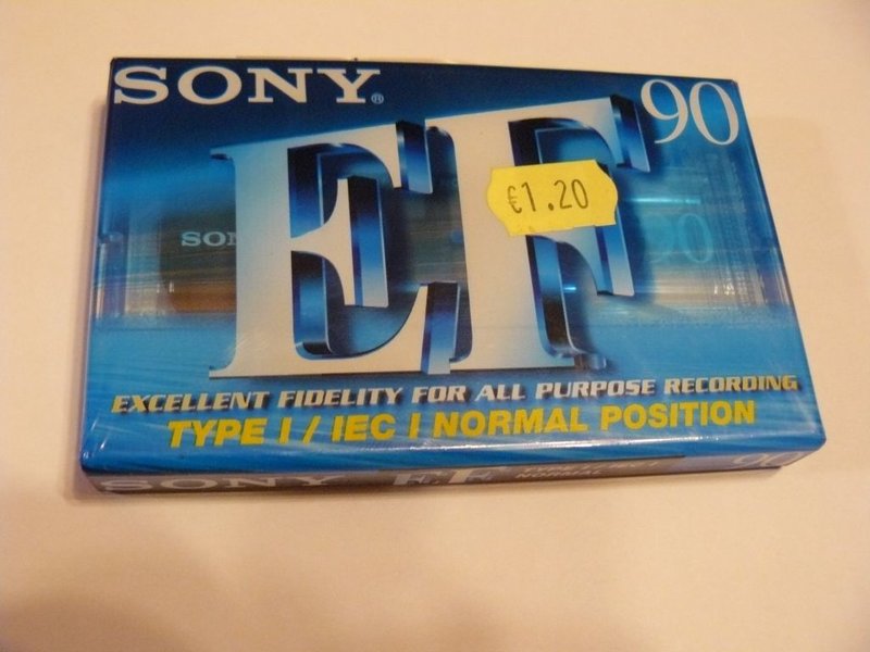  Новые аудиокассеты Sony EF90 запечатанные.