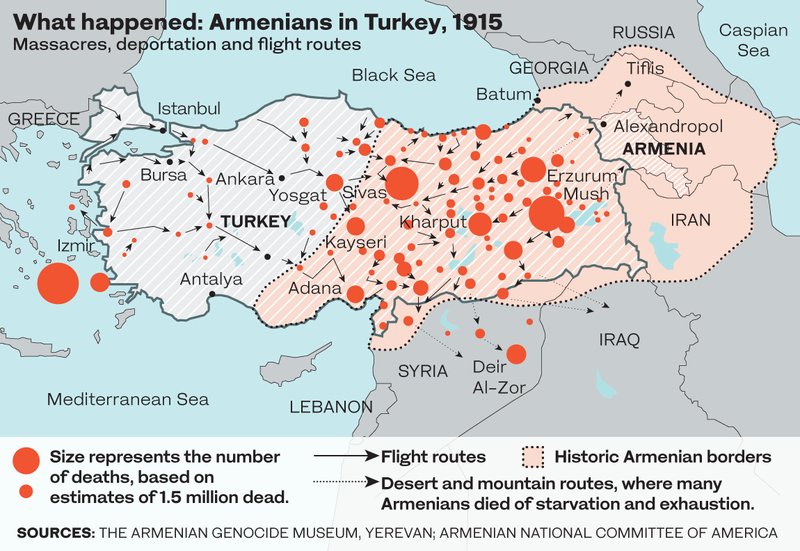 Геноцид армян карта