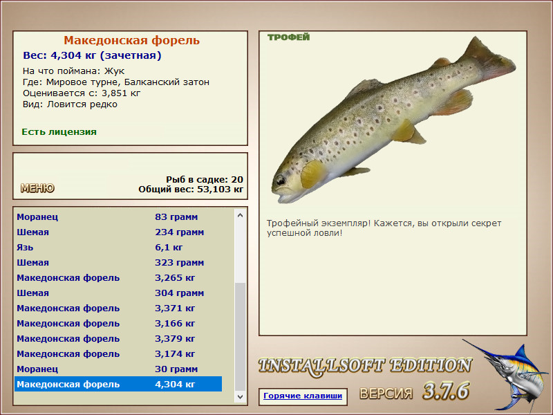 Македонская форель 