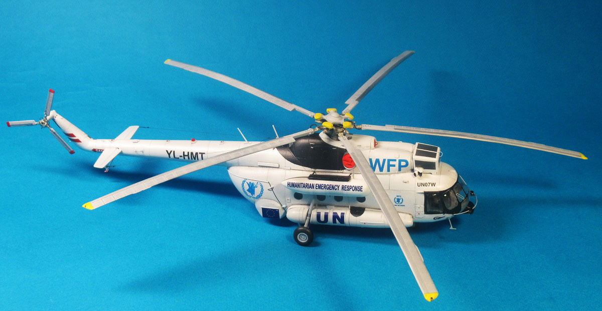 ОКБ Миля М.Л. Ми-8Т латвийской компании GM helicopter, 1/72, конверсия