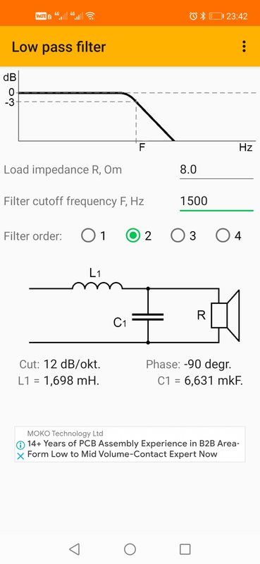 Фильтры для АС.