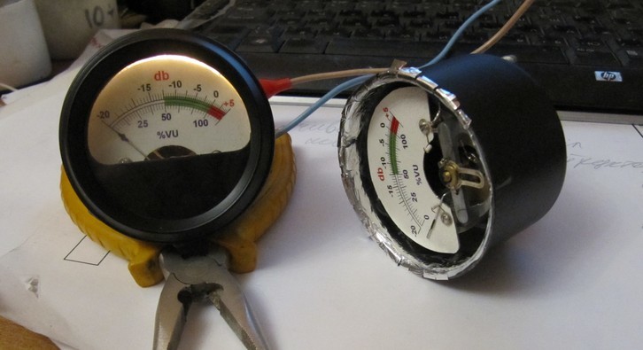 Стрелочные индикаторы для усилителей, VU meter