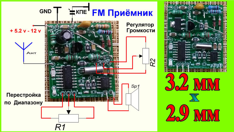 Планка фм схема