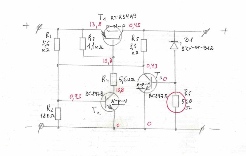 Стабилизатор напряжения на транзисторах smd