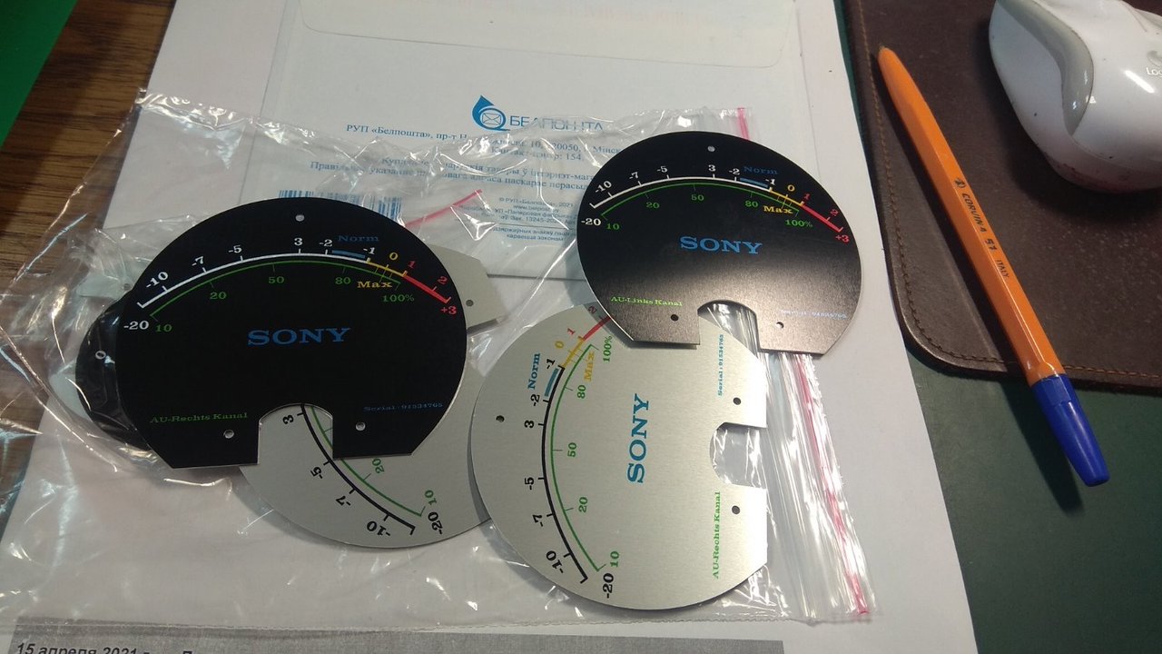  Индикаторы от импортных магнитофонов.