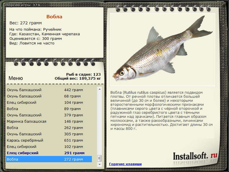 РУССКАЯ РЫБАЛКА Installsoft Edition 
