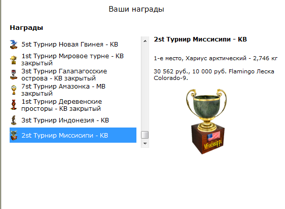 турниры • РУССКАЯ РЫБАЛКА