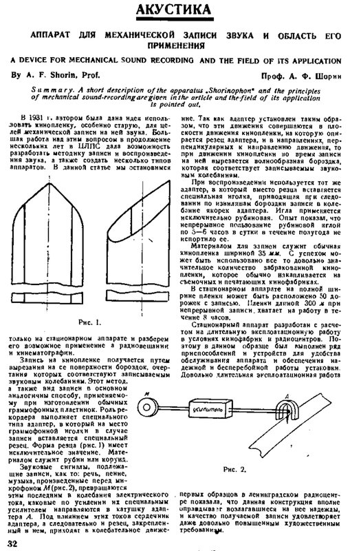 Владельцам шоринофонов.