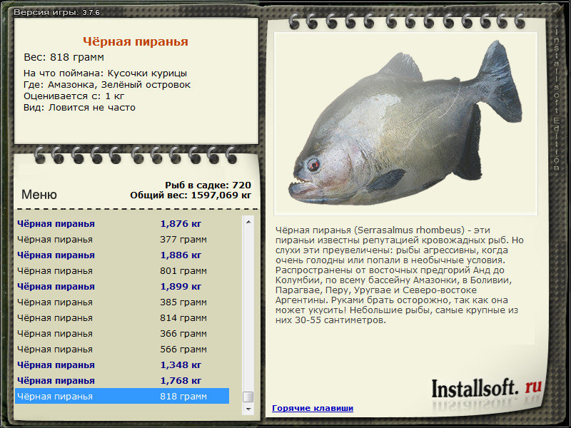 РУССКАЯ РЫБАЛКА Installsoft Edition 