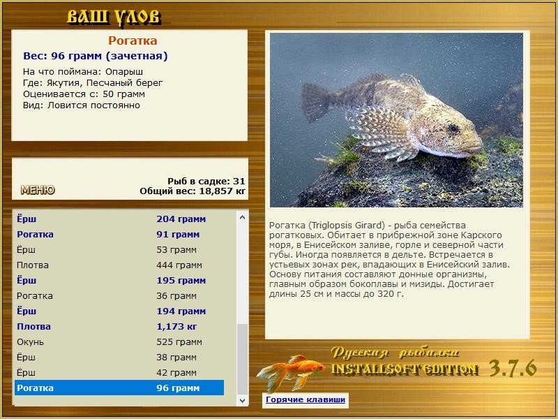 РУССКАЯ РЫБАЛКА Installsoft Edition 