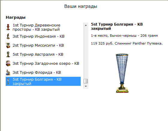 турниры • РУССКАЯ РЫБАЛКА