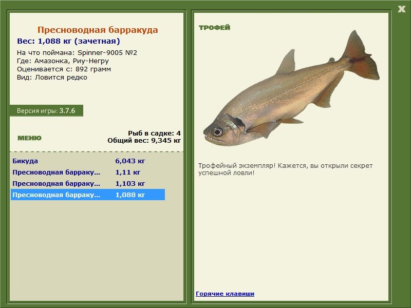 Пресноводная барракуда 
