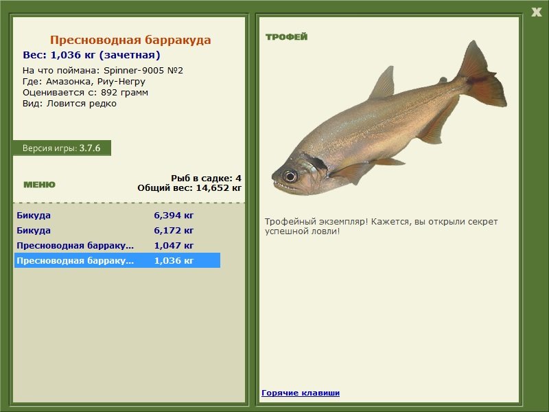 Пресноводная барракуда 