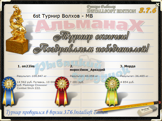  Максимальный Вес • Praise-турниры • РУССКАЯ РЫБАЛКА