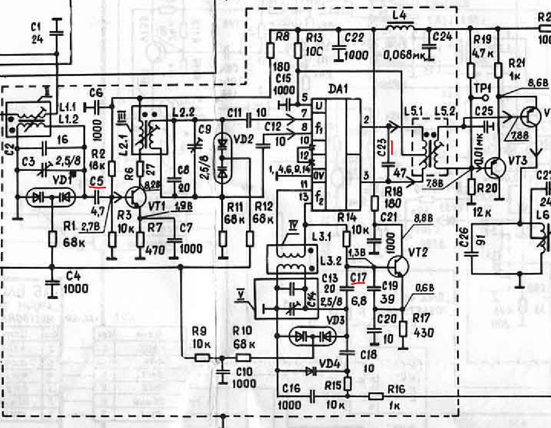 Radiotehnika t7111fs схема