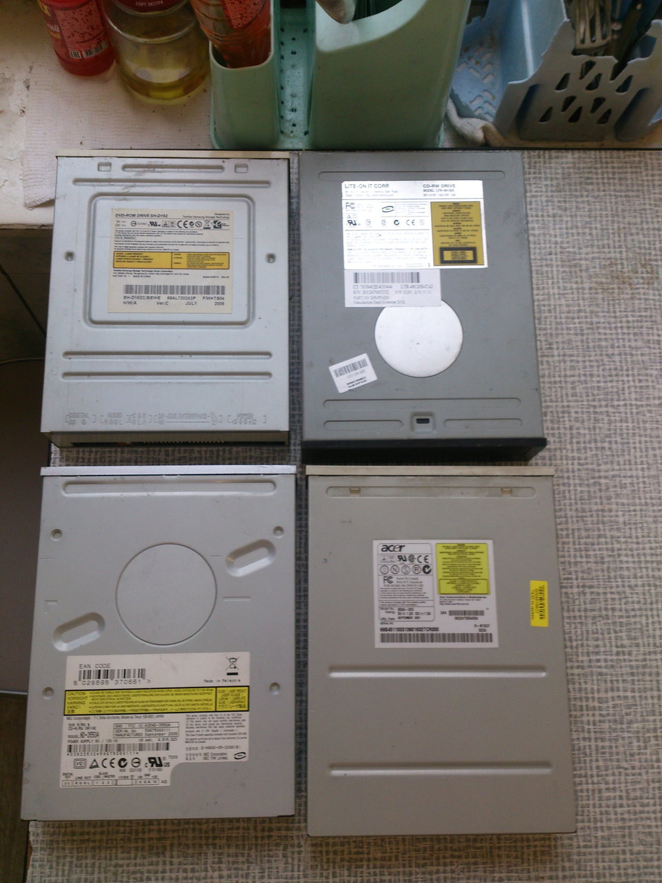  CD, DVD, BluRay drives / приводы