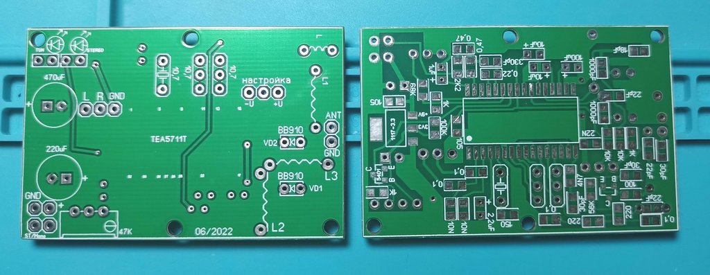 радиоприемник на микросхеме TEA5711